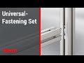 Fasteners for aluminium profiles – Universal-Fastening Set