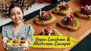 Vegan Canapés for Christmas  🎄 by Sheena! | Simple \u0026 Easy Recipe