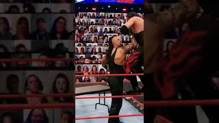 WWE 2K22 Undertaker Give Chokeslam To Kane Through the Table #shorts #wwe #trending #viral