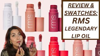 REVIEW \u0026 SWATCHES: RMS LEGENDARY LIP OILS | Integrity Botanicals