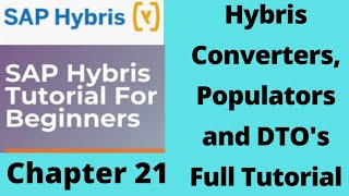 hybris converters and populators | converter and populator |sap hybris tutorial for beginners|Part21