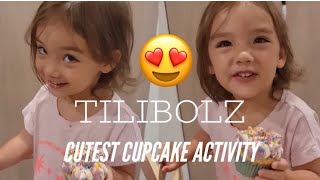 Thylane Katana cupcake activity w/  Solemn Heussaff | Tilibolz sarap na sharp din sa galunggong