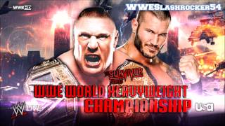 WWE Survivor Series 2014 - Brock Lesnar vs Randy Orton For the WWE World Heavyweight Championship