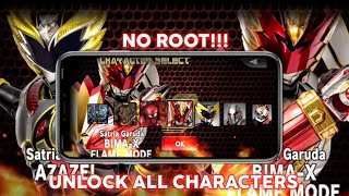 Cara Bermain Game Bima-X dan Unlock All Characters 100% Offline No Root