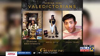 3 valedictorians named at Grambling State University's graduation