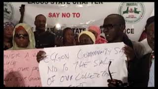 NASARAWA STATE INDIGENES IN LAGOS PROTEST SALE OF THE STATE LIAISON OFFICE IN LAGOS