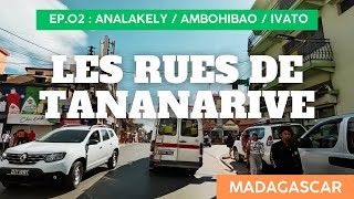 Districts of Antananarivo - E02 - The streets of Tana by motorbike, Madagascar 🇲🇬 Analakely-Ivato