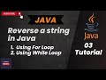 Reverse a String in Java