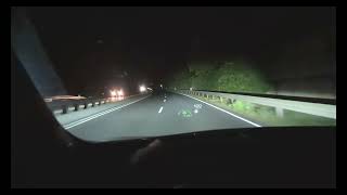 Nissan Qashqai J12 Matrix LED (Adaptive High Beam / Adaptive LED Headlight) In Action | 4K