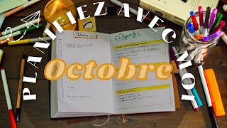 Planifiez avec moi le mois d'Octobre sur Bullet journal