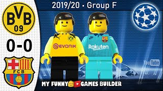 Borussia Dortmund vs Barcelona 0-0 • PENALTY FAIL • Champions League 2019/20 (17/09) Lego Football