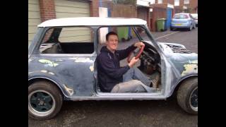 rover mini cooper 1380 full respray and rebuild