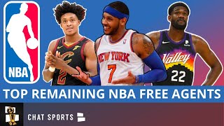 Top NBA Free Agents Remaining Ft. DeAndre Ayton, Collin Sexton, James Harden & Carmelo Anthony