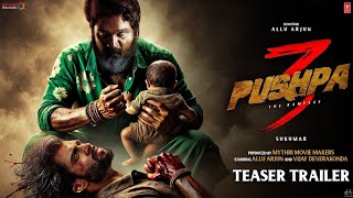 Pushpa 3: The Rampage - Hindi Trailer | Allu Arjun | Vijay D | Rashmika M | Jagapathi B | Sukumar |