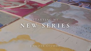 New series - painting the first layers