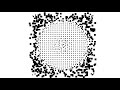 Order vs. chaos: pure CSS circular staggered grid animation