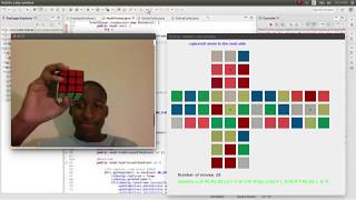 Rubik's cube solving program