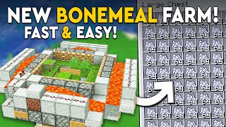 Minecraft Bone Meal Farm Tutorial - Self Sustaining - 5000 P/H!