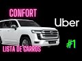 lista de vehículos confort en uber COMPLETA PARTE #1