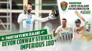 Devon Conway Strikes His Fourth 100 | Pakistan vs New Zealand | 2nd Test Day 1 | PCB | MZ2L