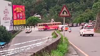 Ksrtc Superfast Buses Turning Second And Third Hairpin bend Thamarassery Ghat #kerala #india