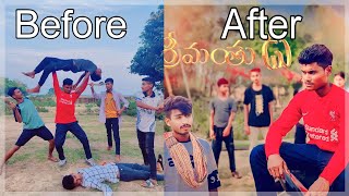 🔴 📸 Srimanthudu Movie Scenes Before and After | Mahesh Babu Fight Scenes | @jisanfilm #foryou 🔴