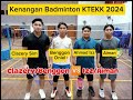 Benggon/Clazery vs Ahmad Izz/Aiman - Kenangan Perlawanan di KTEKK #foryou #badminton #fypシ゚viral