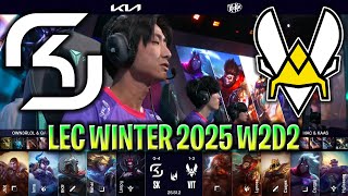 SK vs VIT LEC WINTER SPLIT 2025 W2D2 | SK GAMING vs VITALITY LEC WINTER SPLIT 2025 W2D2