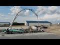 massive concrete pour