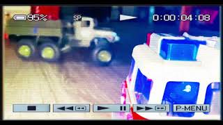 Epic RC Battle: 6x6 Army Truck vs. Firetruck – Kids' Ultimate Showdown!