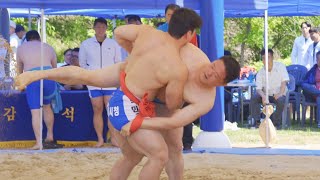 [4K] 240508 박민교(용인특례시청) vs 김진복(파주시) | 제 70회 경기도민체전 역사급(-105kg) 8강 @파주시 월롱시민공원 씨름장