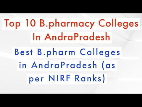 Top 10 B.pharmacy Colleges In AndraPradesh || Best B.pharm Colleges In ...