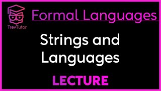 STRINGS and LANGUAGES - Theory of Computation