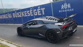 LAMBORGHINI HURACAN LP640-2 STO START UP, BRUTAL EXHAUST/REVVING SOUND AND ACCEL