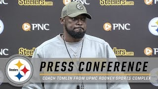 Mike Tomlin on Containing Cam Newton & Improving in 2018 | Pittsburgh Steelers