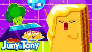 Pasta Party | Food Song for Kids | Funny Song Sing Together | Juny\u0026Tony by KizCastle