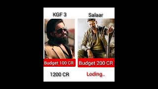 kgf chapter 3 vs salaar prabhash movie #shorts