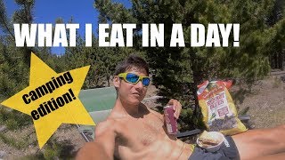 WHAT I EAT IN A DAY: CAMPING EDITION! Sage Canaday vegan plant based runner diet