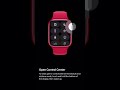 Open Control Center #apple #watch