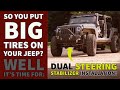 RC Dual Steering Stabilizer Install // Jeep Wrangler 2007-2018