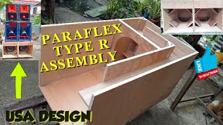 MAKING BEAUTIFUL SUBWOOFERBOX. PARAFLEX TYPE R / ASSEMBLY! For 18\