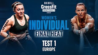 Individual Women's Test 1 — 2023 Europe Semifinal