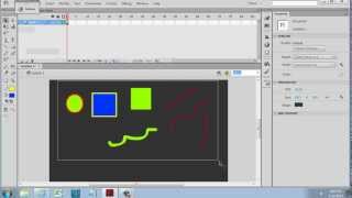 Vector Drawing Tools in Flash CS6 - Beginner
