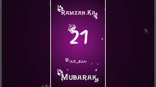 21 Razman Mubarak Status || Yaume Wisal Hazrate ALI |l Ya Ali Ya Ali Status | 21 Ramzan Ki Sehri ||