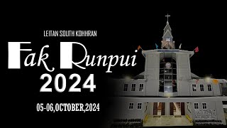 Fak Runpui 2024 | Pathianni Zan inkhawm | 06-Oct-2024