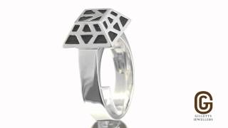 Official Hobbit 'Thorin's' Oxidised Men's Ring