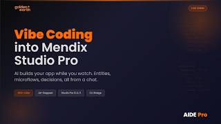 Vibe Coding a Mendix App with AI - AIDE Pro Live Demo