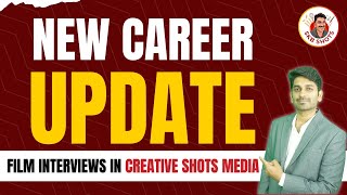 New career update | Film Interviews in Creative Shots Media | #SKBShots | Sandeep Kumar Boddapati