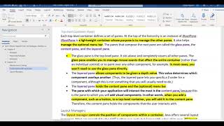 CIS18A Unit 5 Lecture Part 2: Java Swing Container and Components