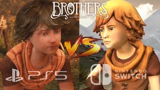 BROTHERS: A Tale of Two Sons | Switch vs PS5 Remake - Gameplay Comparison
